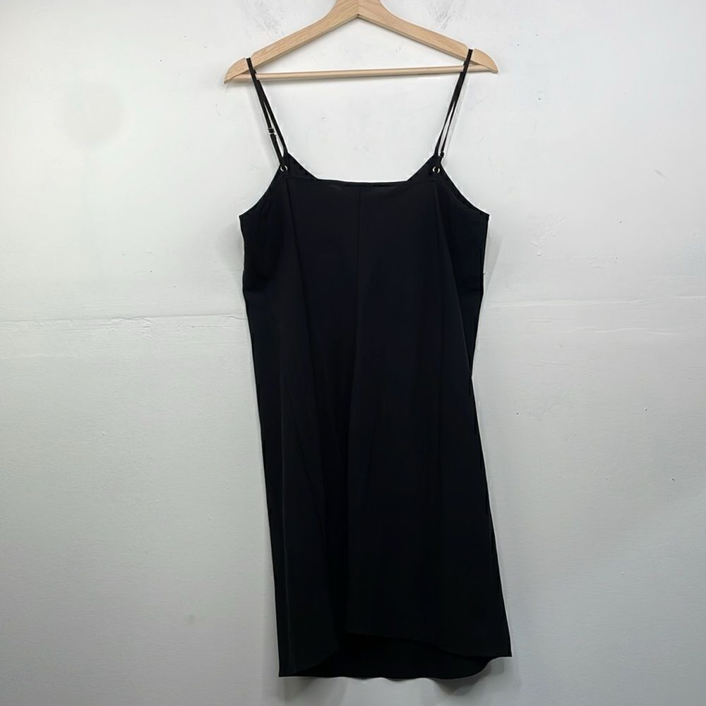 Nanette Lepore Slip Dress Black Spaghetti Straps Size 14 - Picture 2 of 12